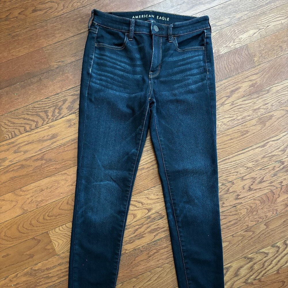 American Eagle Super Stretch skinny Jeggings/Jeans. 6 Long